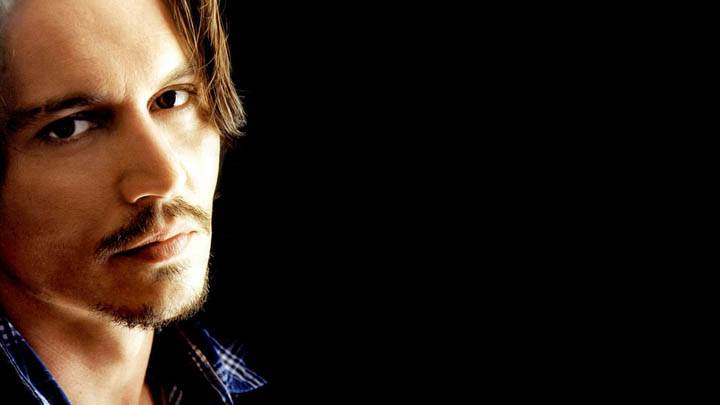 Johnny Depp Face Closeup Looking Very Smart