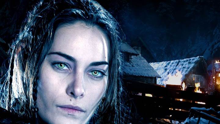 Underworld Evolution Face Closeup Burning Houses