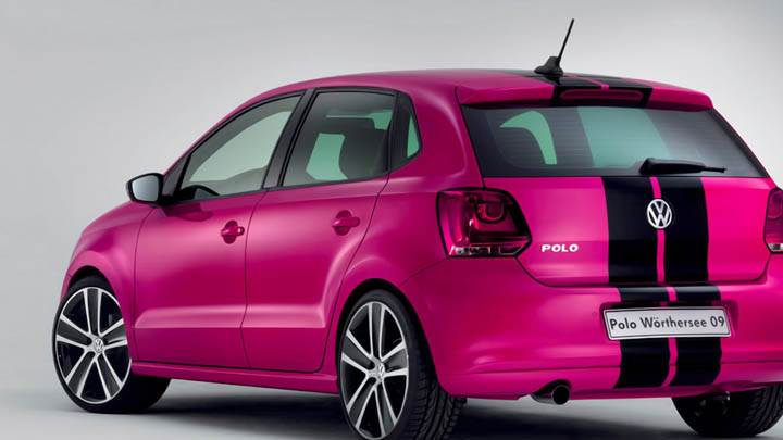 Volkswagen Polo Worthersee 09 Concept In Pink Color Car