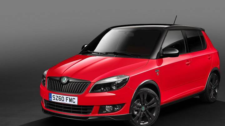2011 Skoda Fabia Monte Carlo Red Color