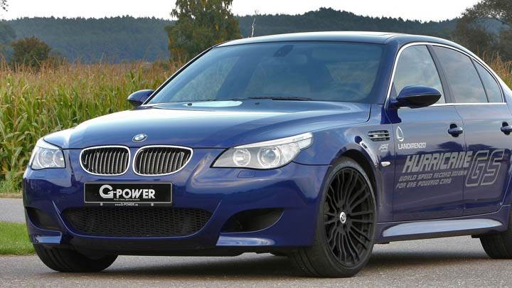 BMW G-Power M5 Hurricane GS Blue Color