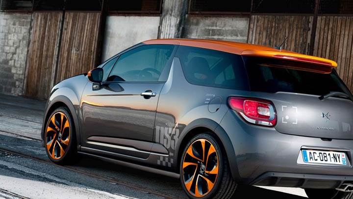 Citroen DS3 Racing Back Side View