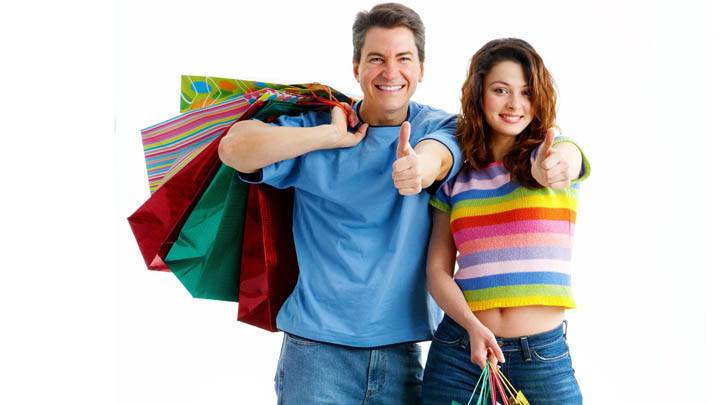 Couple After Shopping