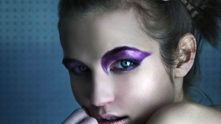 Cute Face Closeup of Female Model