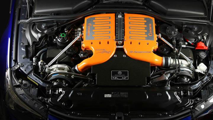 Engine BMW G-Power M5 Hurricane GS Closeup