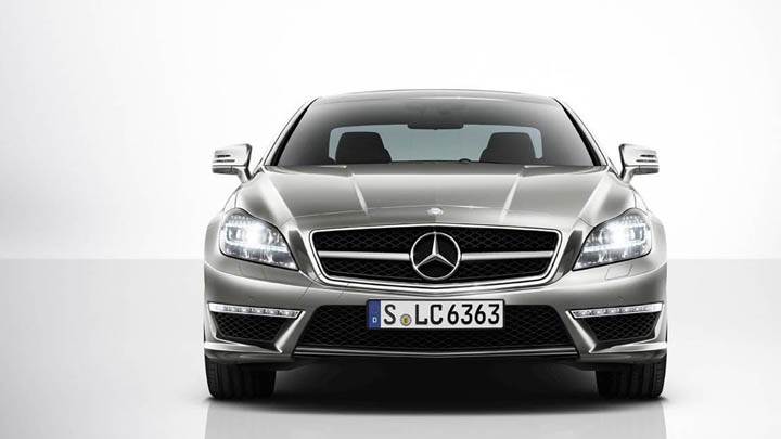 Front Closeup 2012 Mercedes-Benz CLS63 AMG