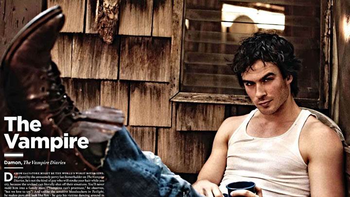 Ian Somerhalder Showing His Body