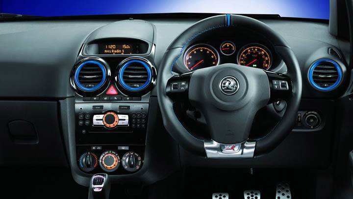 Vauxhall Corsa VXR Blue Edition Interior