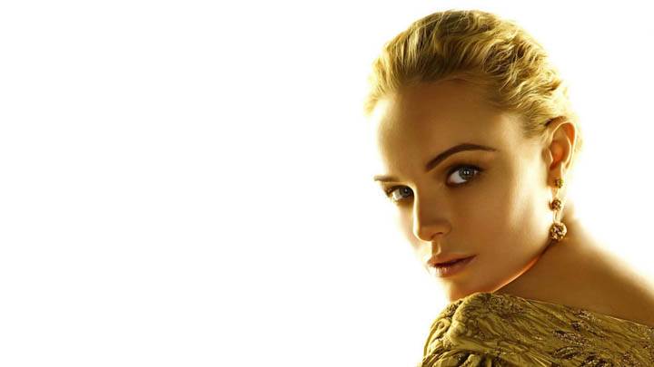 Kate Bosworth Golden Hair And Golden Dress