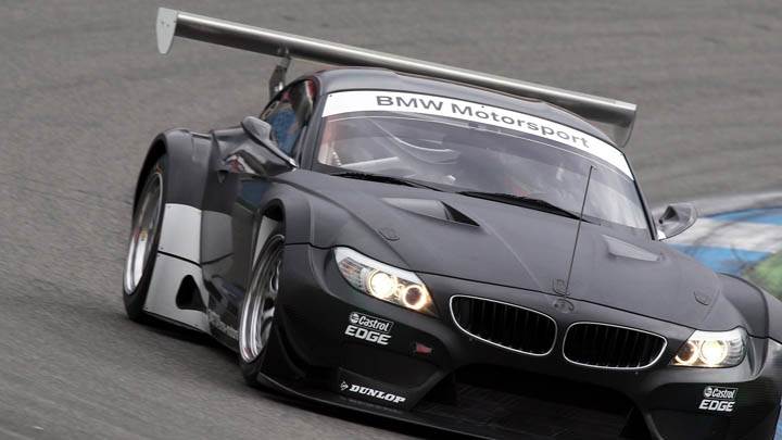 2011 BMW Z4 GT3 On Race Course