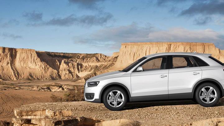 2012 Audi Q3 Parked on Mountain