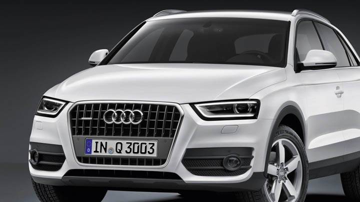2012 Audi Q3 White Color Front