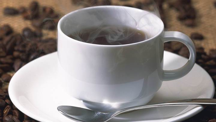 Coffee In Plate