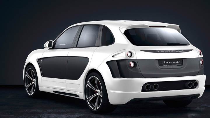 Gemballa Tornado Porsche Cayenne II Back Pose