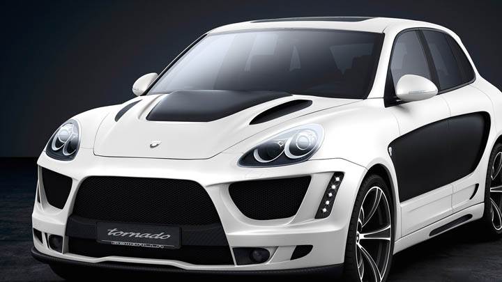 Gemballa Tornado Porsche Cayenne II White Color