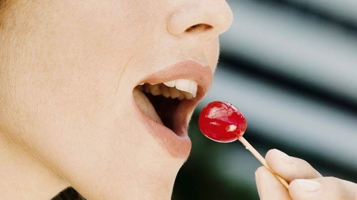 Girl Eating Cherry