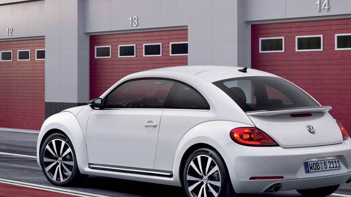 Volkswagen Beetle 2012 Parked Outside Home