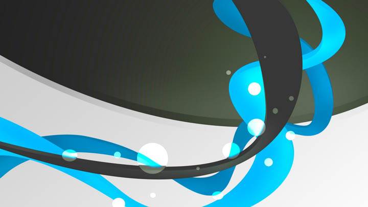 Vool Blue Looking Abstract