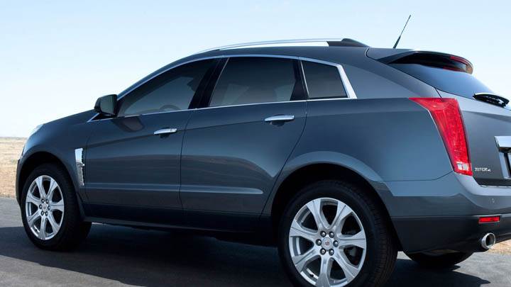 2011 Cadillac SRX Side View Black Color