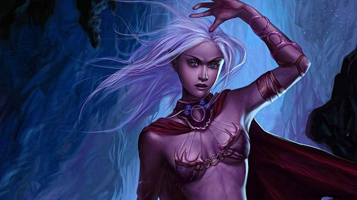 3D Girl With White Hair