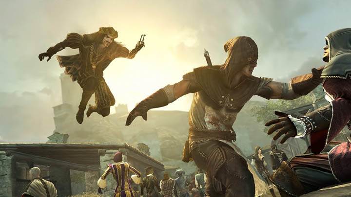 Assassins Creed Brotherhood Jump In Air