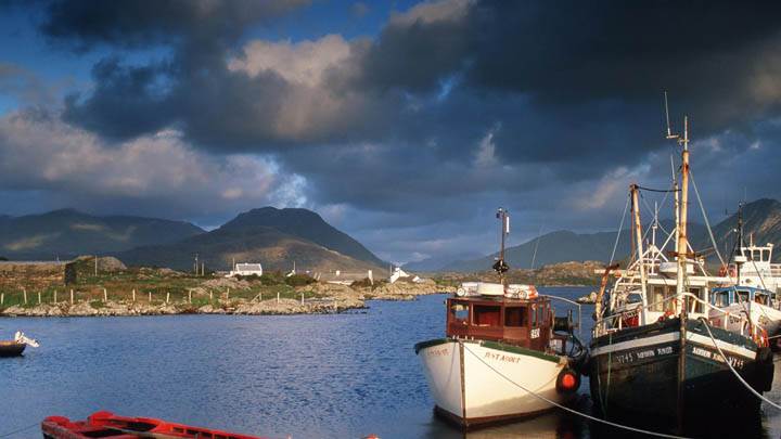 Ballynakill Harbor, Connemara, County Galway, Ireland