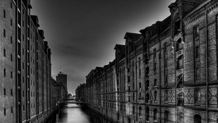 Black And White Buildings
