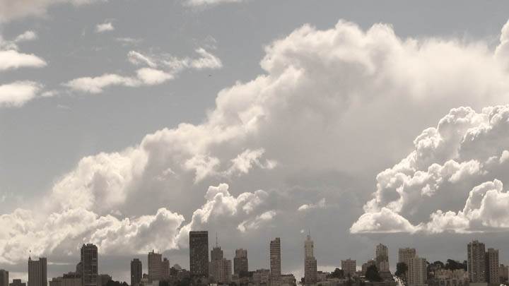 City Below Clouds