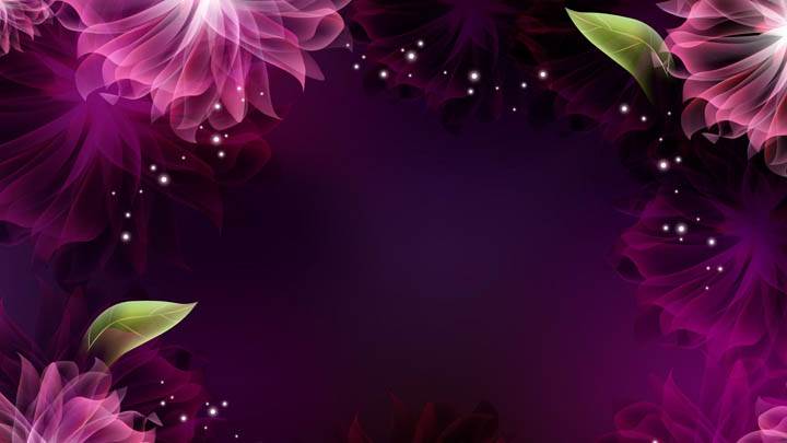 Colorful Abstract Flowers