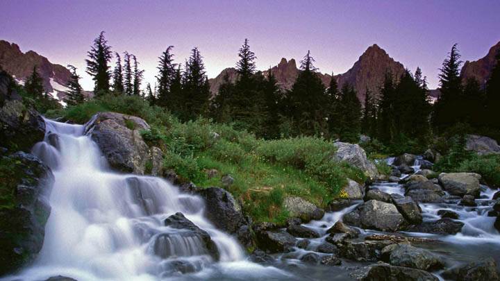 Ediza Creek Falls, Ansel Adams Wilderness, California