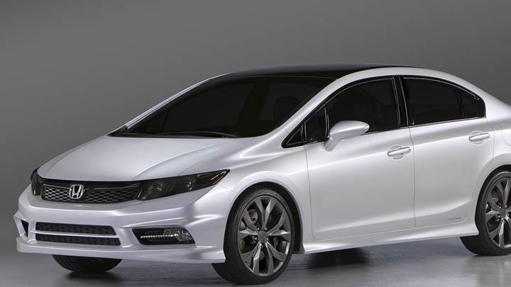 Honda Civic White Color
