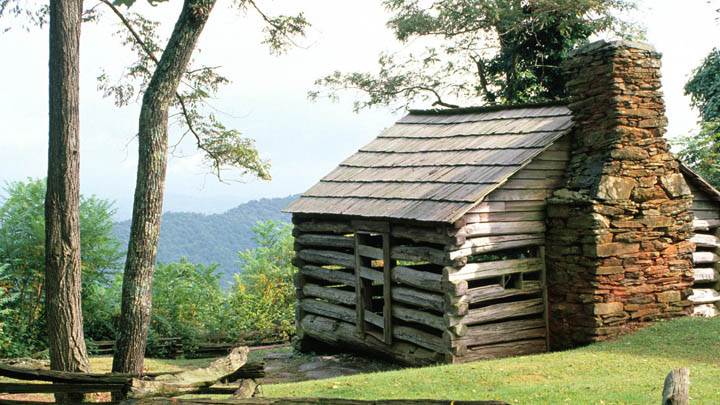 Log Cabin, Blue Ridge Parkway, Virginia