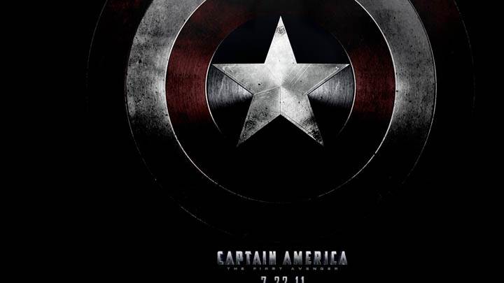 Captain America Logo On Shield