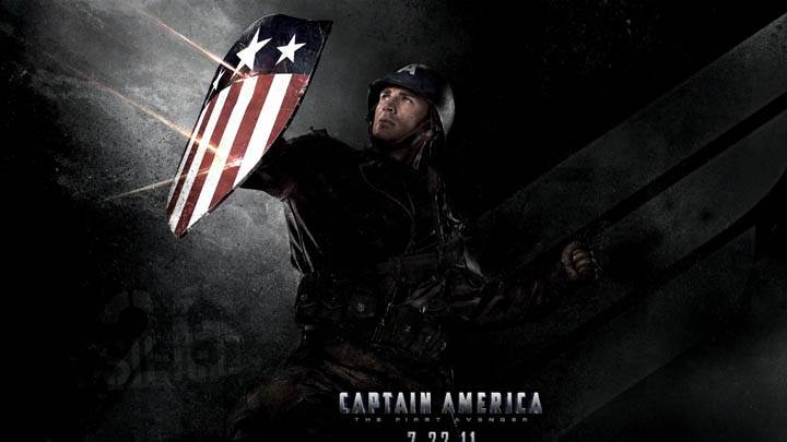 Captain America Taking Damage