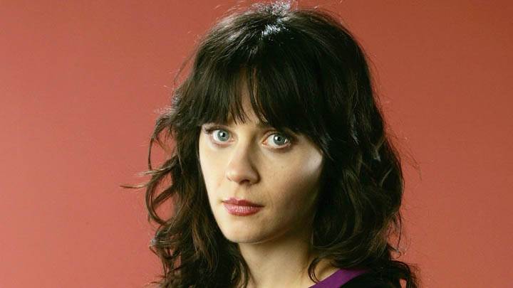 Face Closeup Of Zooey Deschanel