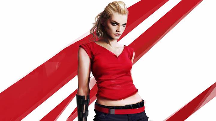 Mirrors Edge – Celeste Standing in Red Top