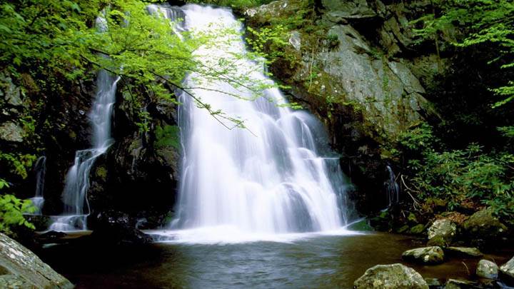 Smoky Mountains Waterfall, Tennessee