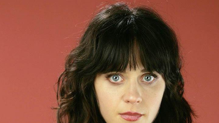 Zooey Deschanel Looking At Camera
