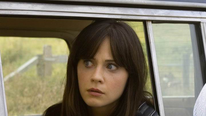 Zooey Deschanel Sitting In Car In The Happening
