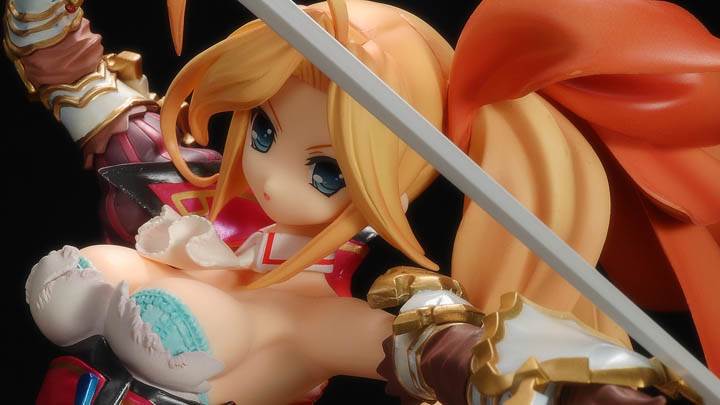 A Cartoon Girl With Sword