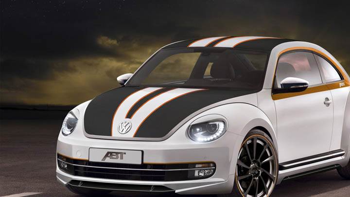 ABT Volkswagen Beetle – Side Front Pose in White