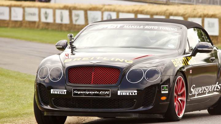 Bentley SuperSports ISR Running in Black