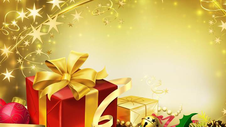 Gifts Packets At Christmas Eve