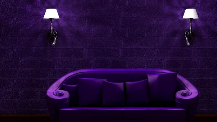 Purple Sofa