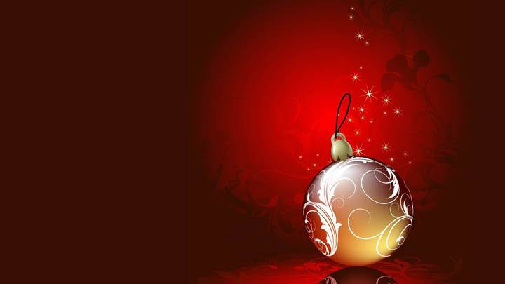 Single Bulb With Red Background