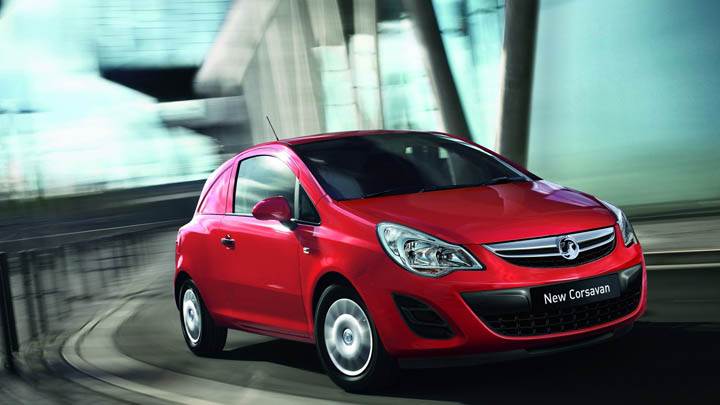 Vauxhall New Corsavan EcoFlex in Red