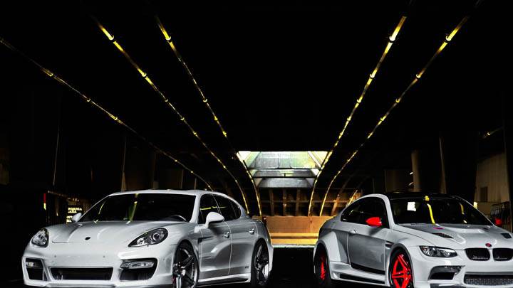 Vorsteiner Porsche V-PT With BMW M3 Closeup