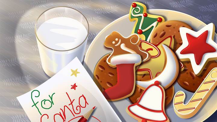Yummy Cookies For Santa