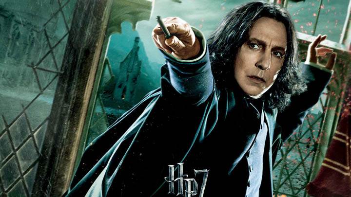 Alan Rickman Stick In Hand Harry Potter And The Deathly Hallows Part 2