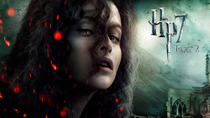 Helena Bonham Carter Face Closeups In Harry Potter And The Deathly Hallows Part 2